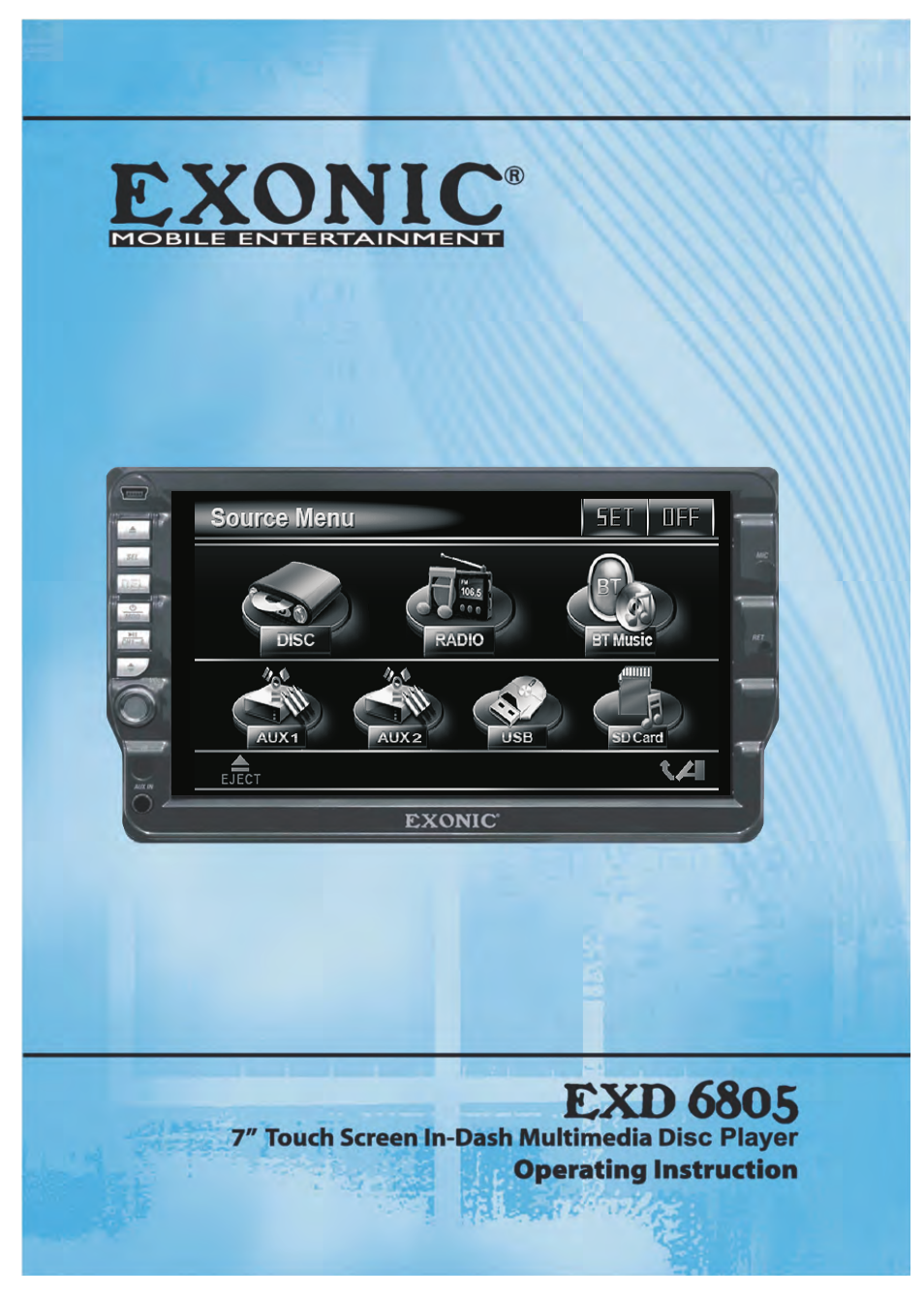 EXONIC EXD 6805 User Manual | 38 pages