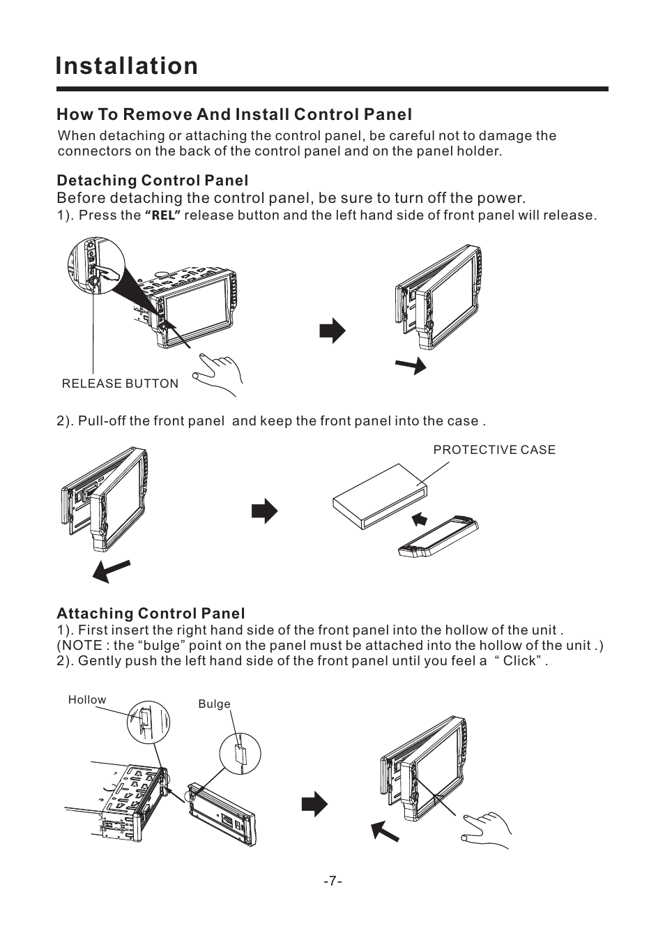 Installation | EXONIC EXD 6805 User Manual | Page 8 / 38