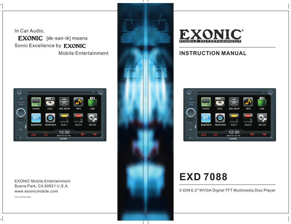 EXONIC EXD 7088 User Manual | 38 pages