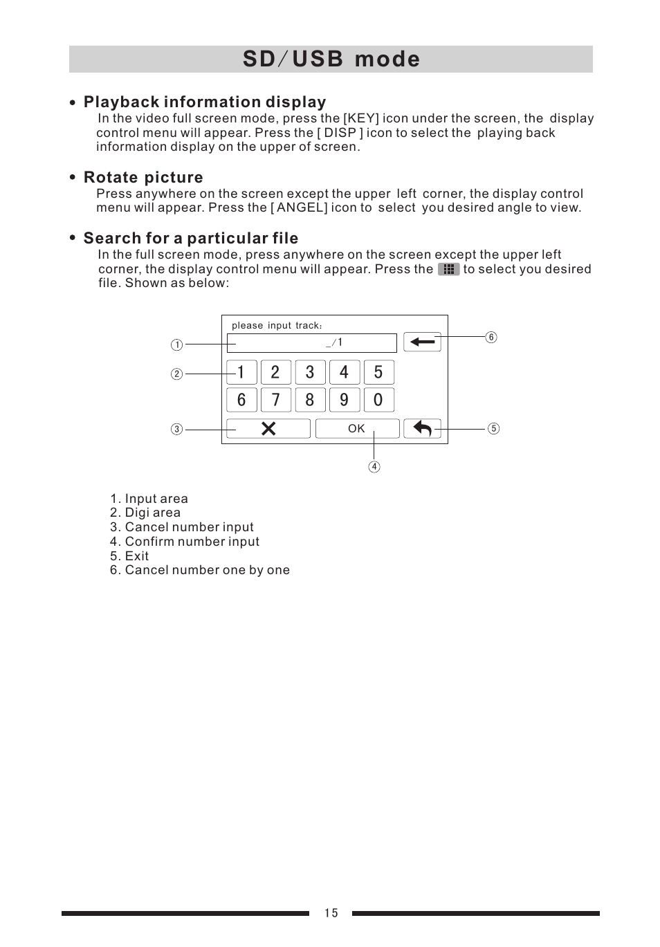 Sd / usb mode | EXONIC EXD 7088 User Manual | Page 19 / 38