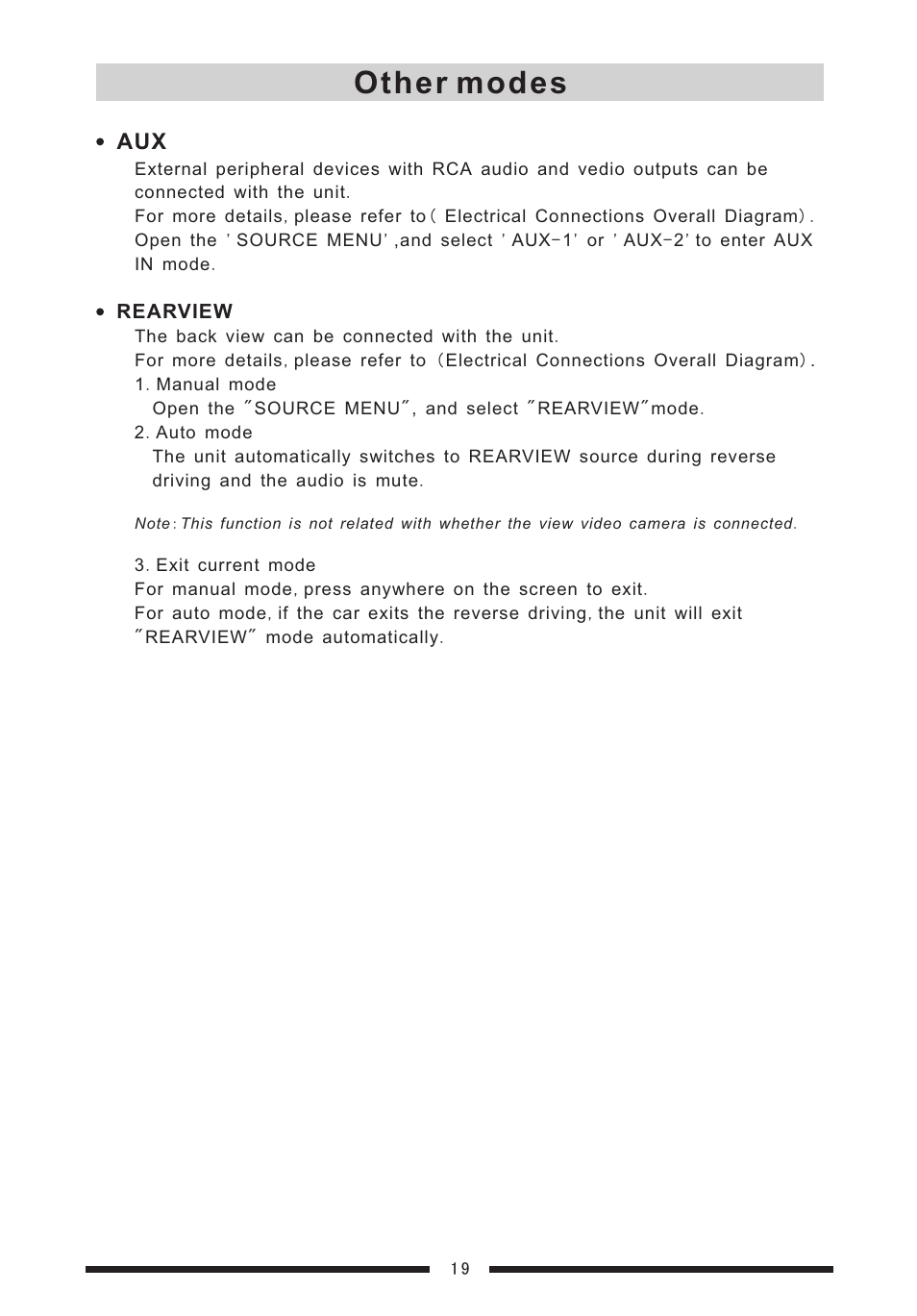 Other modes | EXONIC EXD 7088 User Manual | Page 23 / 38