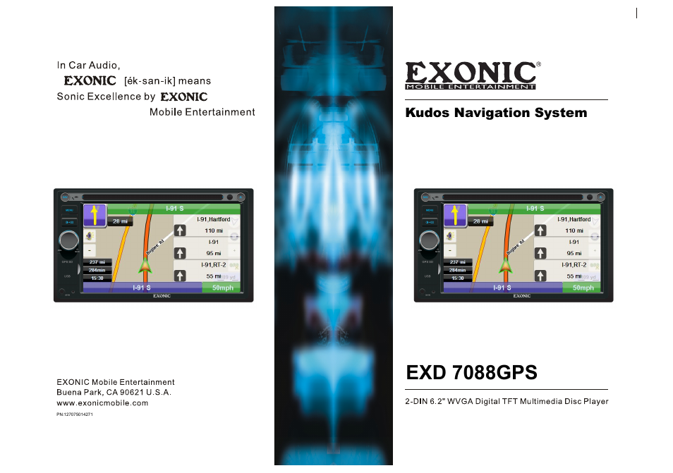 EXONIC EXD 7088GPS2 User Manual | 48 pages