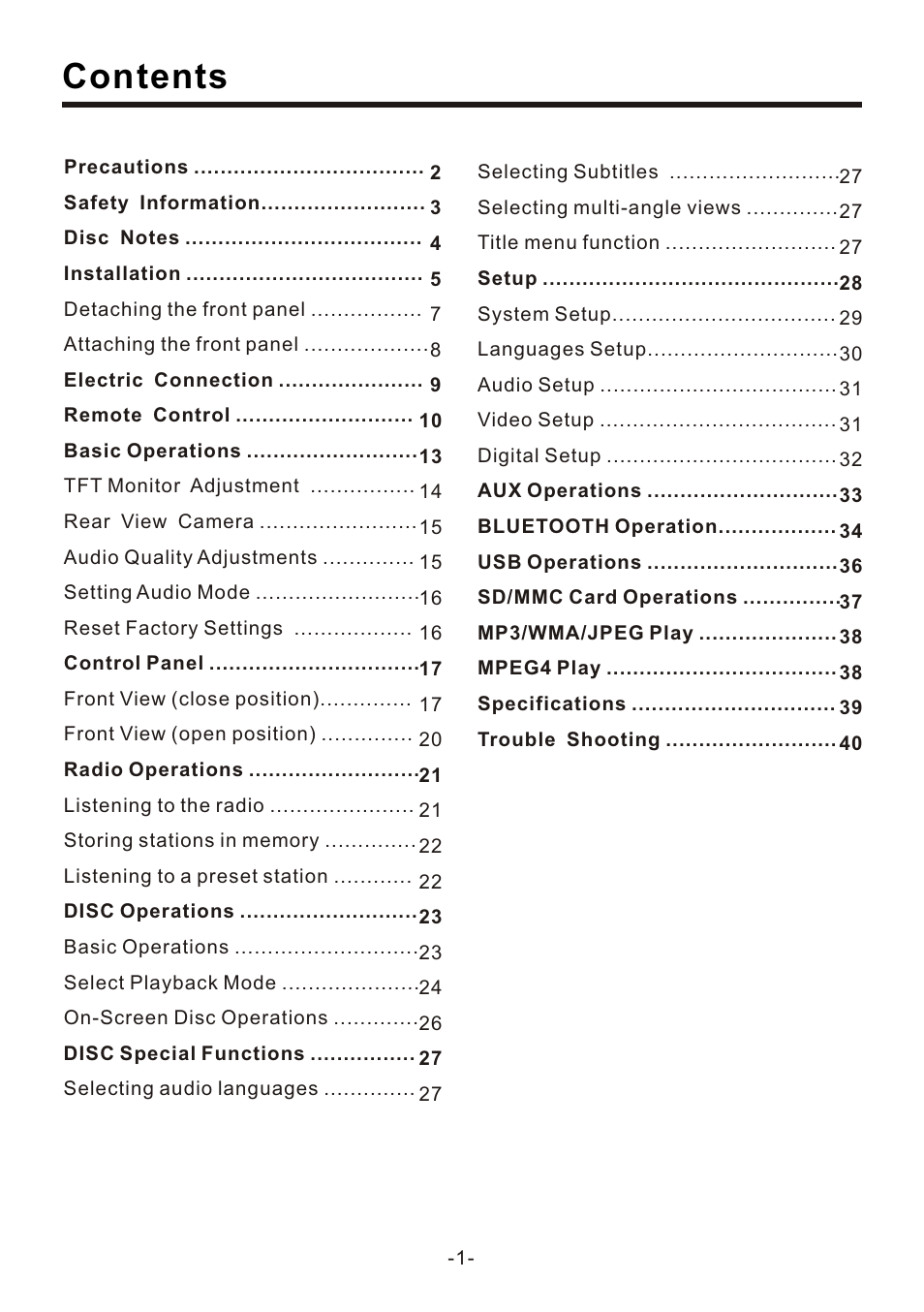 EXONIC EXD 7095 User Manual | 40 pages