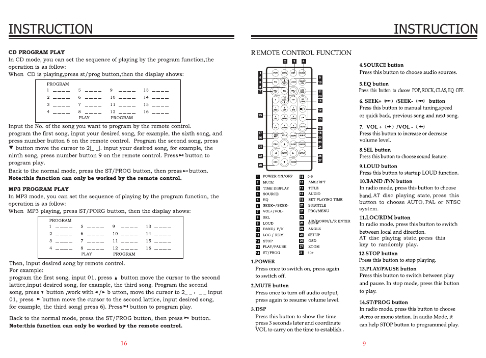 Instruction | EXONIC EXD 8095 User Manual | Page 9 / 12