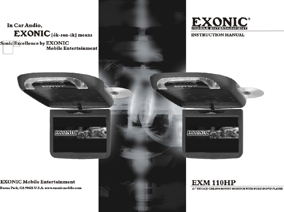EXONIC EXM 110HP User Manual | 20 pages