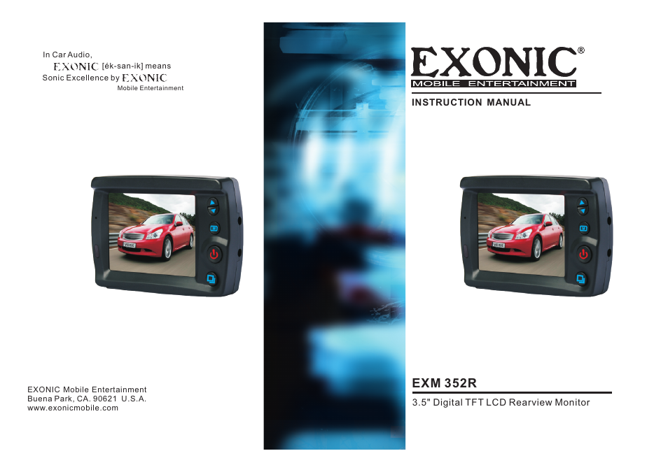 EXONIC EXM 352R User Manual | 2 pages