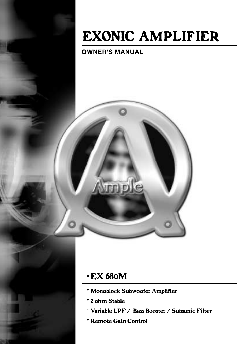 EXONIC EX 680M User Manual | 12 pages