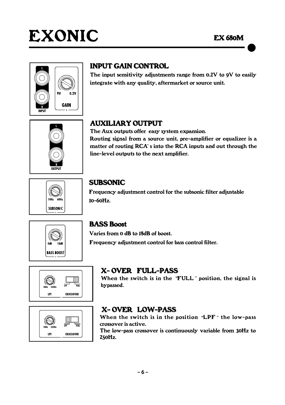 EXONIC EX 680M User Manual | Page 6 / 12