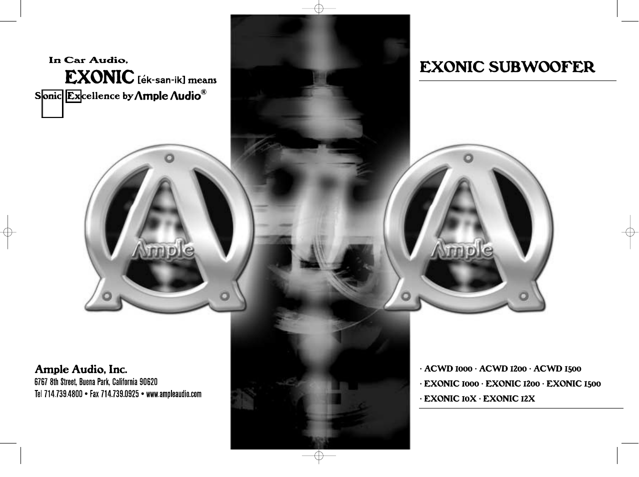 EXONIC Sub User Manual | 6 pages