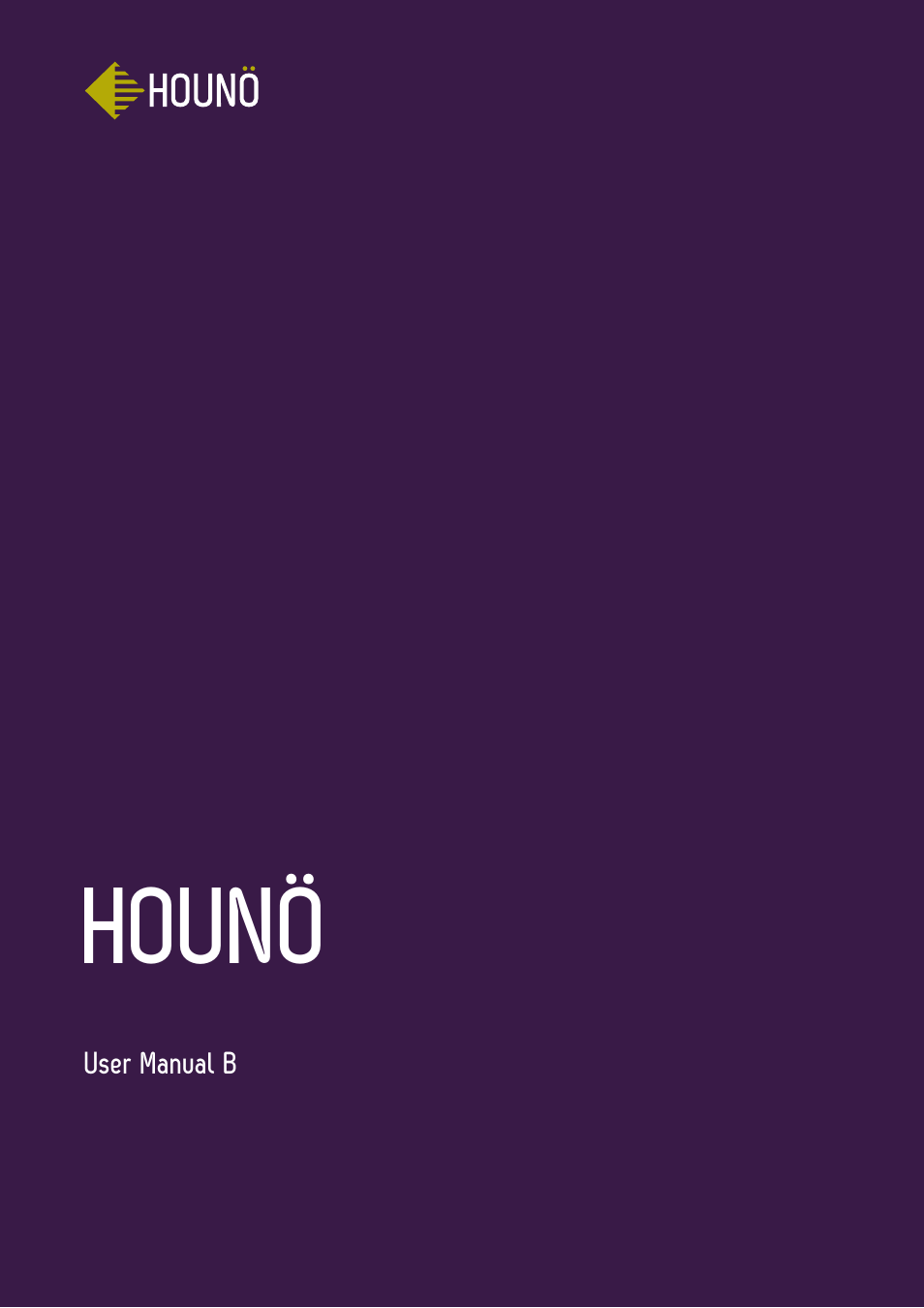 HOUNO B ovens User Manual | 32 pages