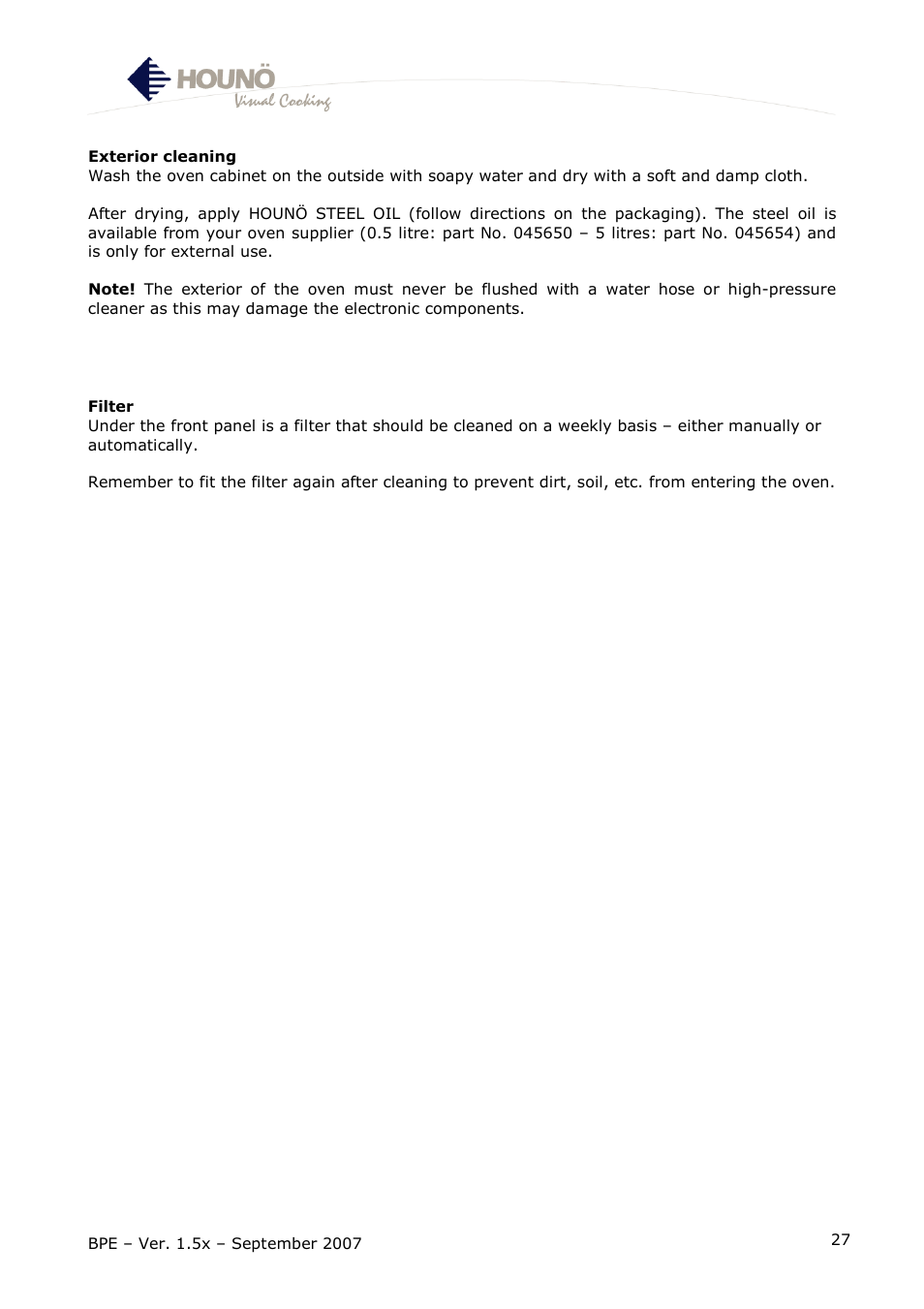 HOUNO BPE User Manual | Page 27 / 48