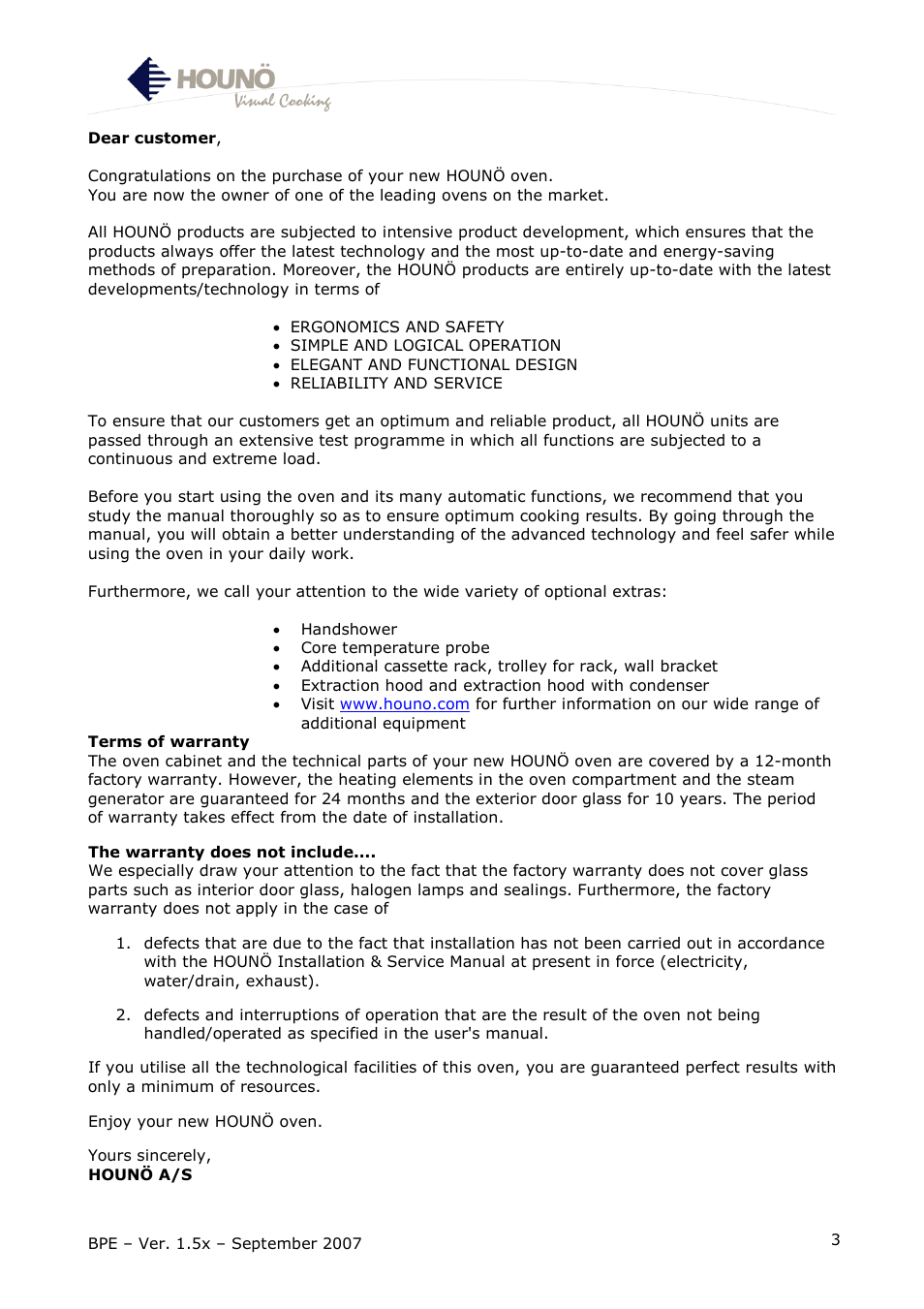 HOUNO BPE User Manual | Page 3 / 48