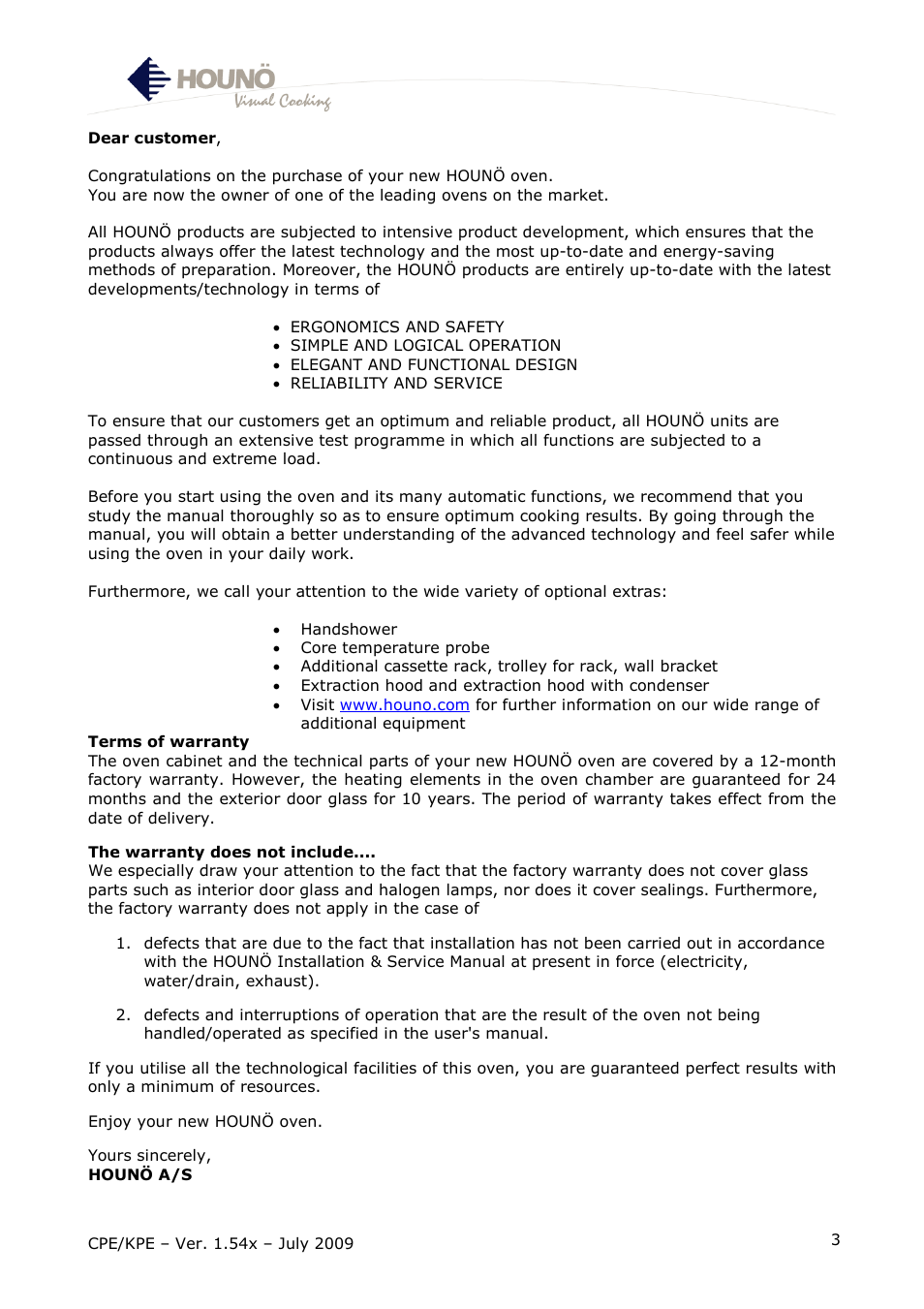 HOUNO CPE-gas User Manual | Page 3 / 55