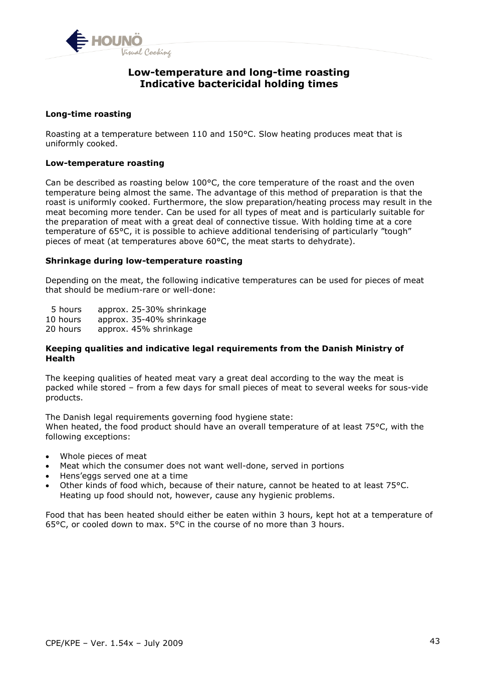 HOUNO CPE-gas User Manual | Page 43 / 55