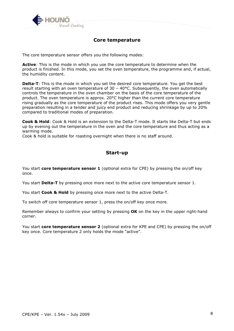 HOUNO CPE-gas User Manual | Page 8 / 55