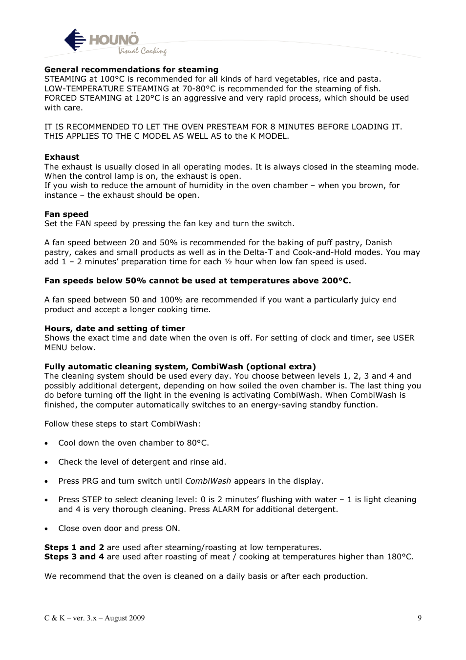 HOUNO K & C User Manual | Page 9 / 30