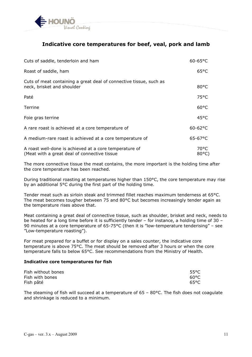 HOUNO C-gas User Manual | Page 11 / 30