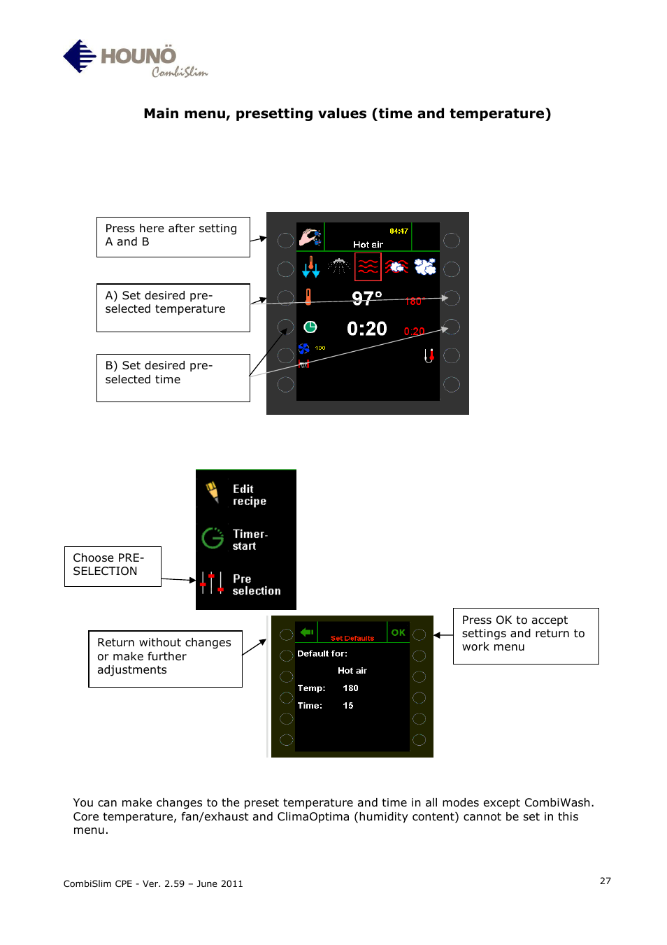 HOUNO CombiSlim CPE User Manual | Page 27 / 54