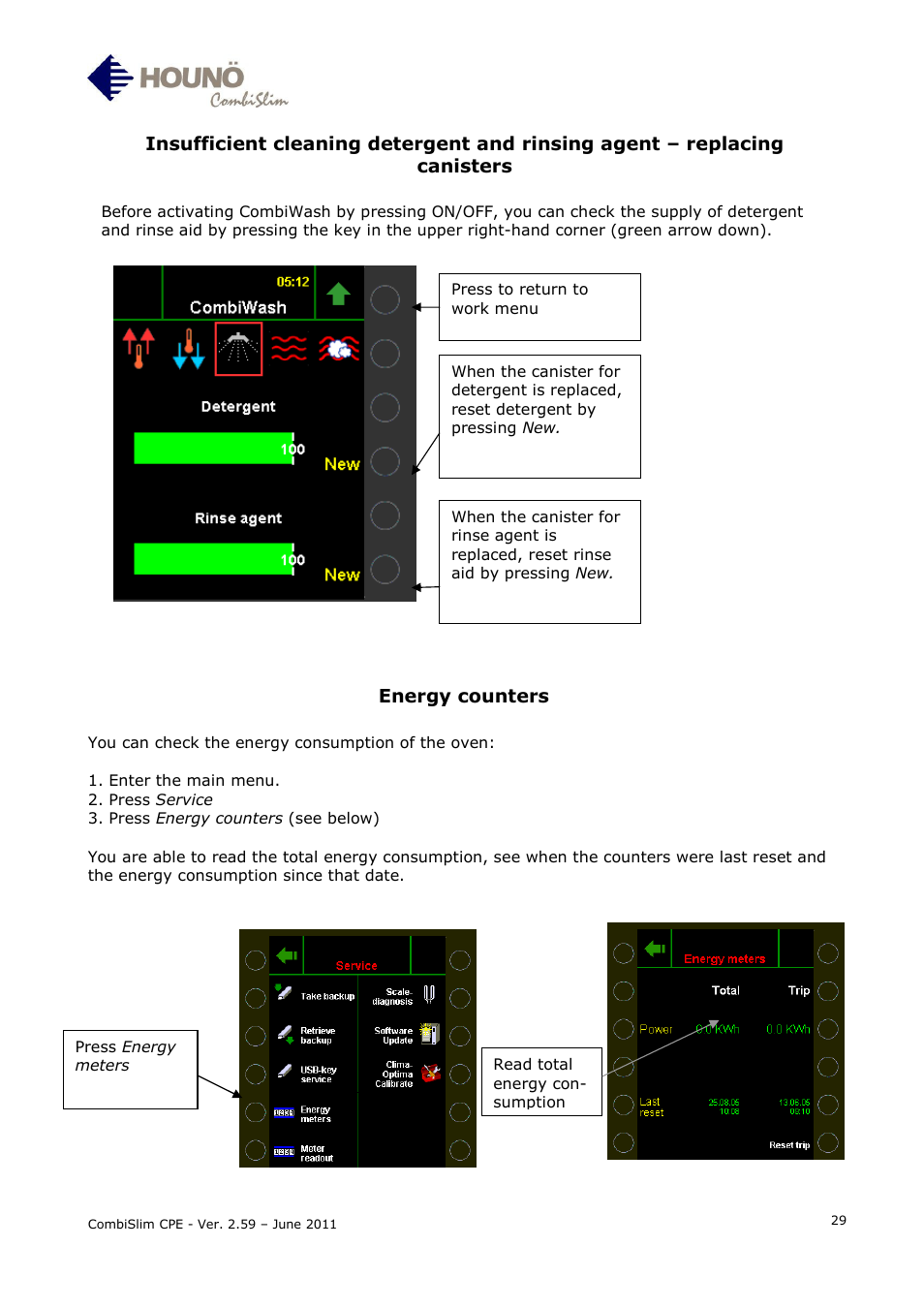 HOUNO CombiSlim CPE User Manual | Page 29 / 54