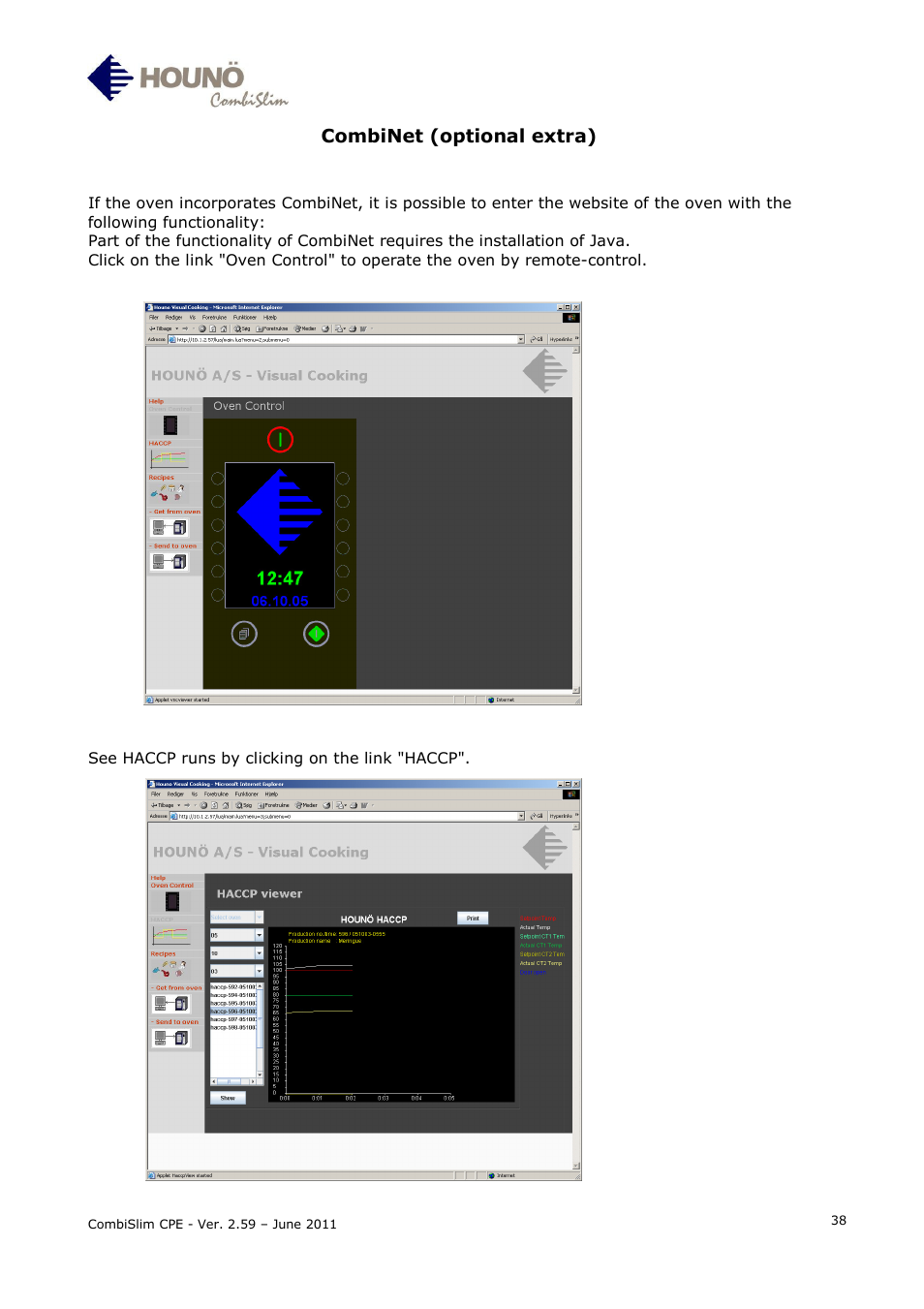 HOUNO CombiSlim CPE User Manual | Page 38 / 54