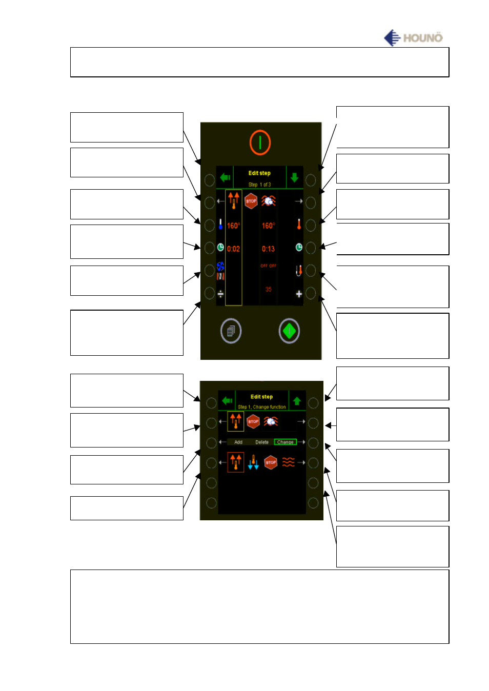 Editing steps – adding, changing, deleting steps | HOUNO Visual Cooking I KPE User Manual | Page 21 / 50