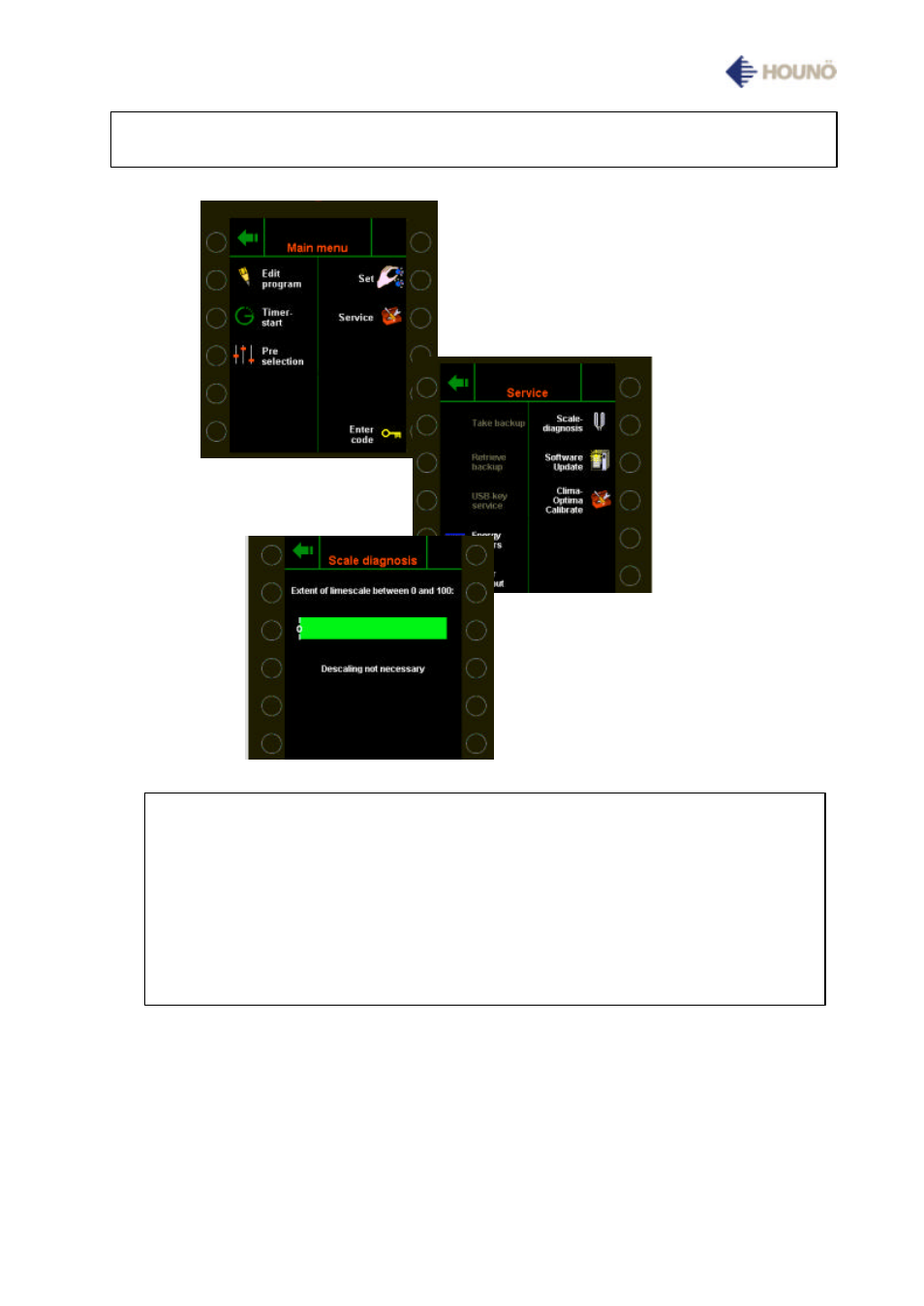 Descaling steam generator | HOUNO Visual Cooking I KPE User Manual | Page 23 / 50