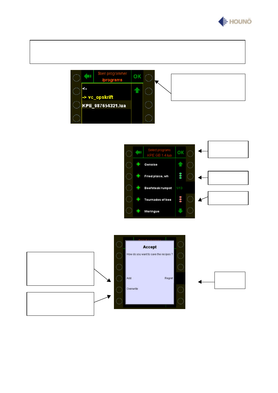 HOUNO Visual Cooking I KP User Manual | Page 28 / 50