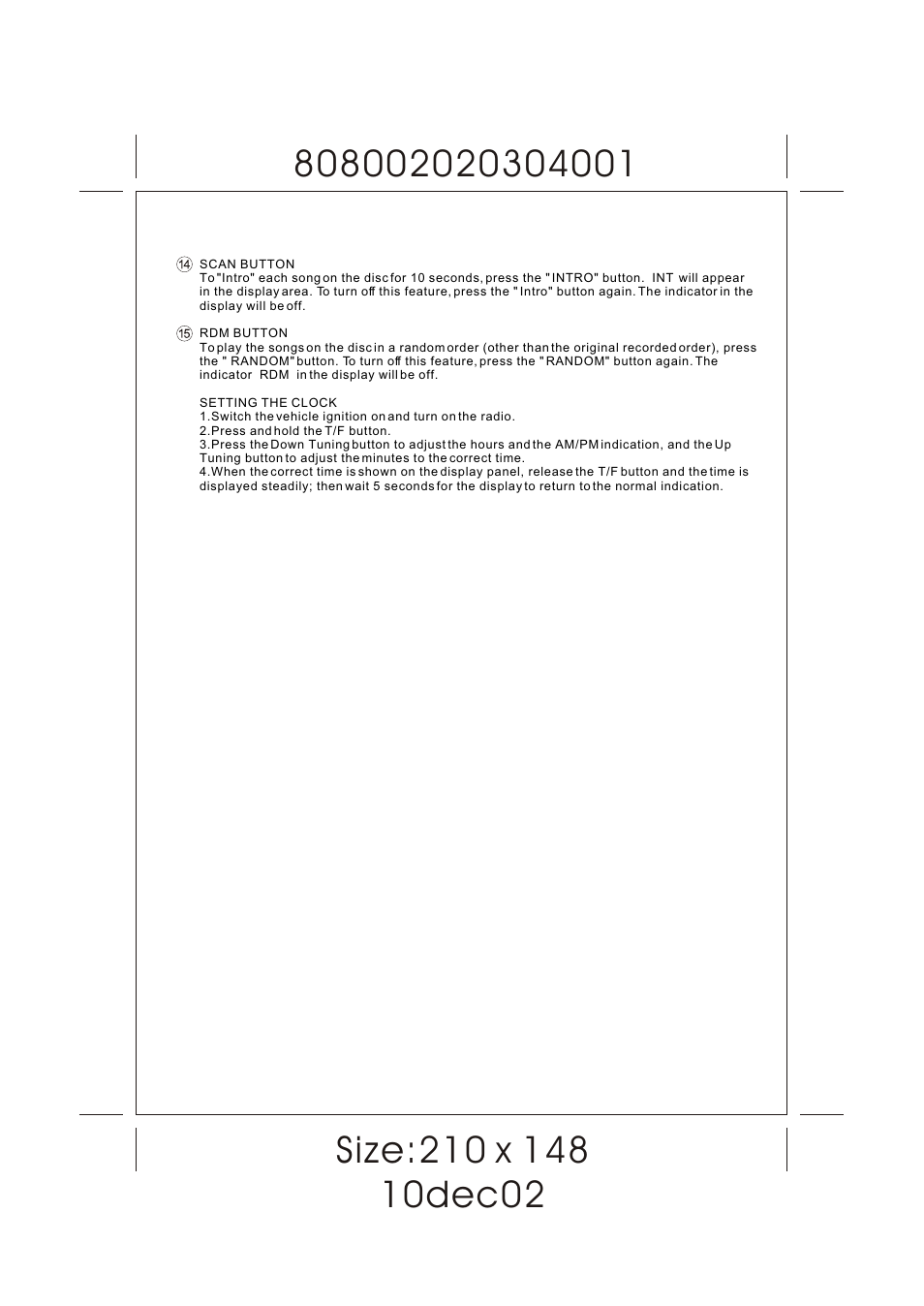 ASA Electronics VR202 User Manual | Page 4 / 8