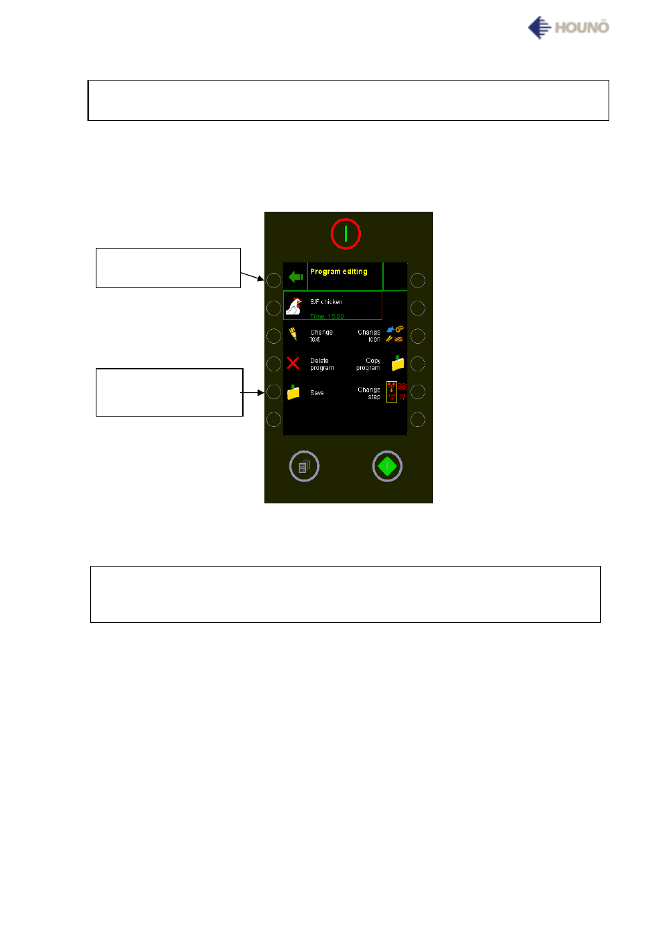 Saving changes | HOUNO Visual Cooking I BPE User Manual | Page 16 / 33