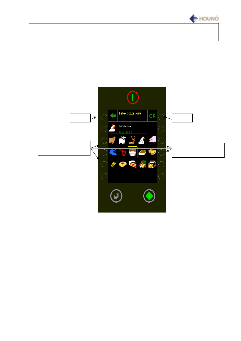Selecting/changing category | HOUNO Visual Cooking I BP User Manual | Page 16 / 42