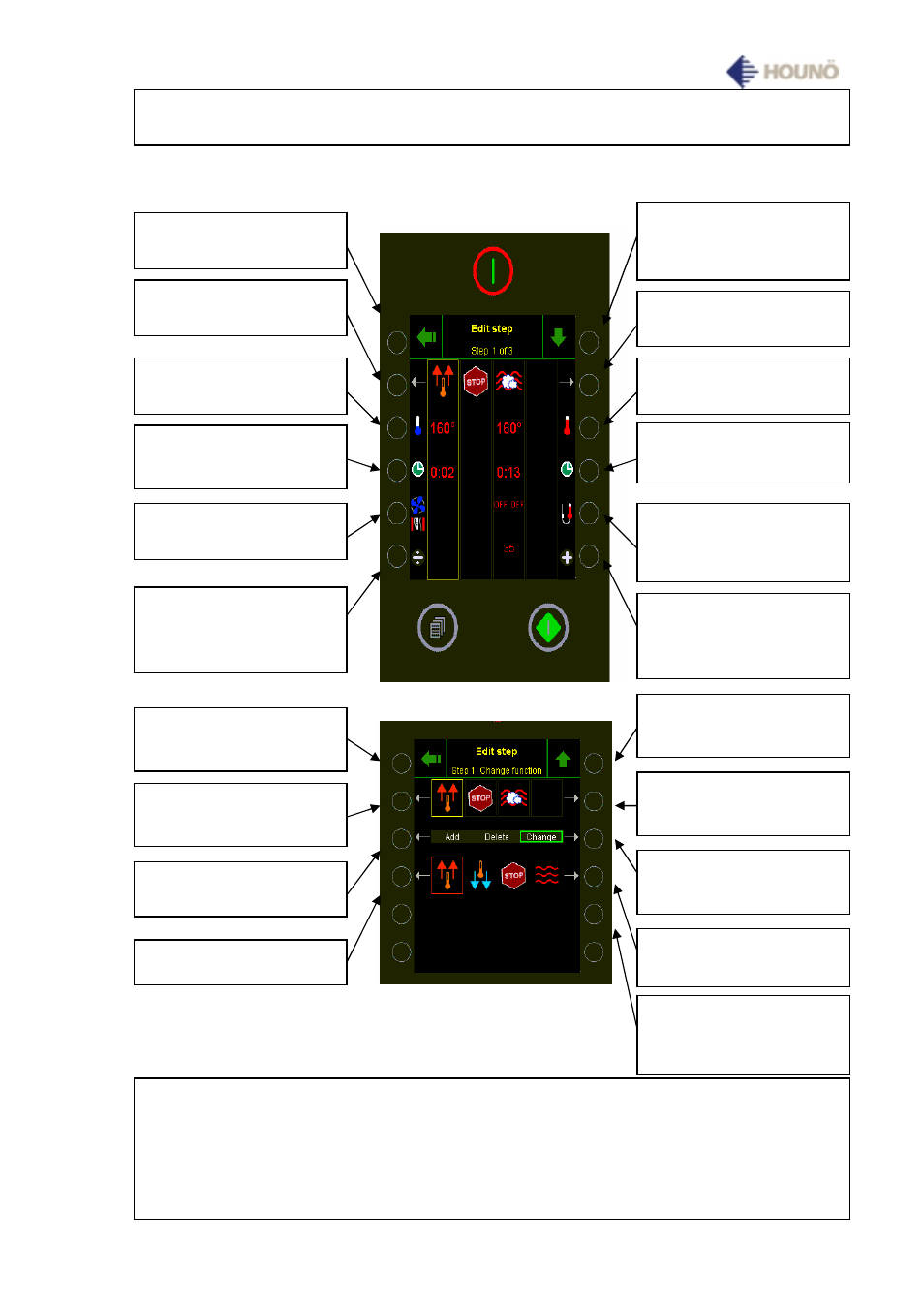 Editing steps – adding, changing, deleting steps | HOUNO Visual Cooking I BP User Manual | Page 17 / 42