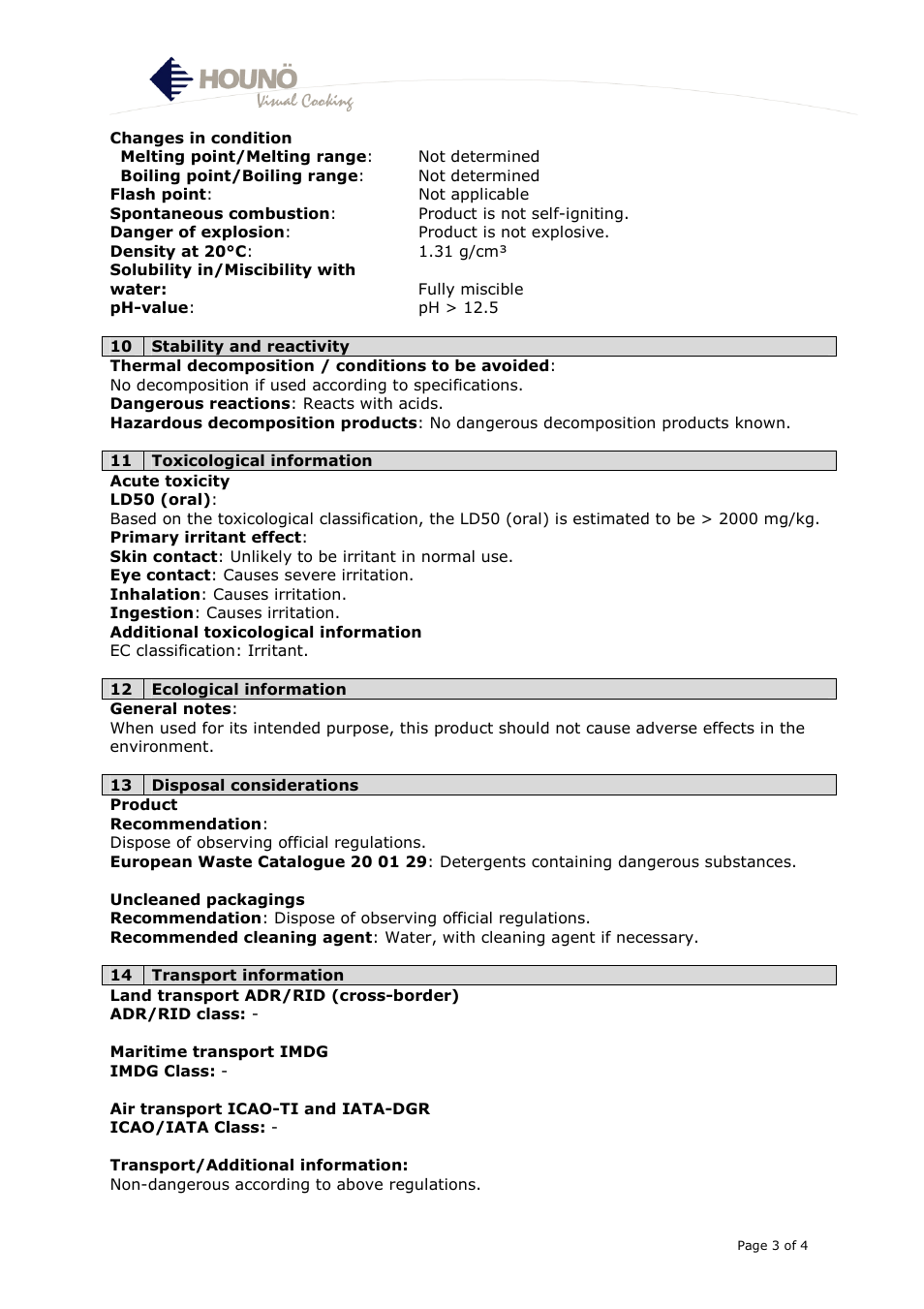 HOUNO CombiWash detergent User Manual | Page 3 / 4