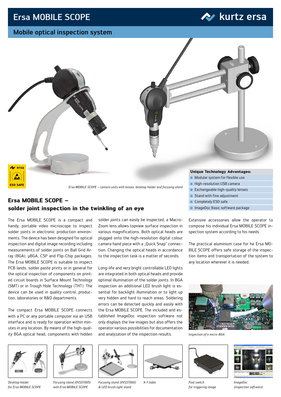 kurtz ersa Ersa MOBILE SCOPE EN User Manual | 2 pages