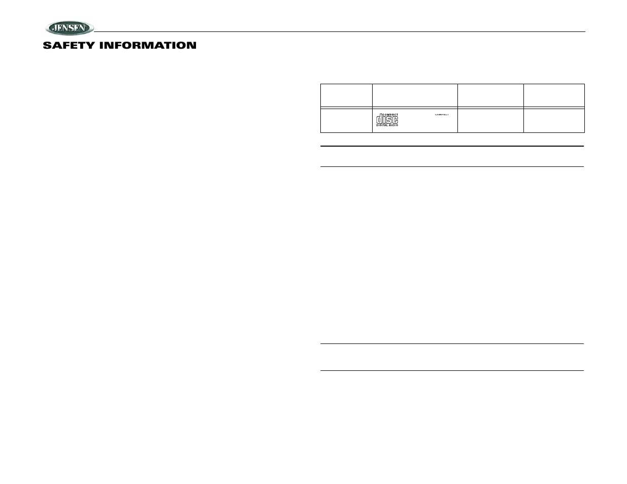 Msr3007, Safety information | ASA Electronics MSR3007 User Manual | Page 2 / 12