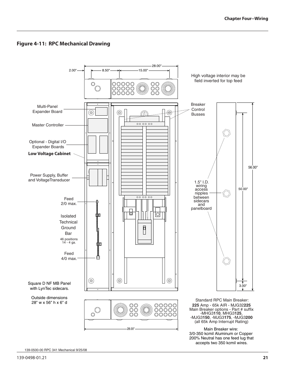 Figure 4-11: rpc mechanical drawing | Lyntec RPC User Manual | Page 21 / 57