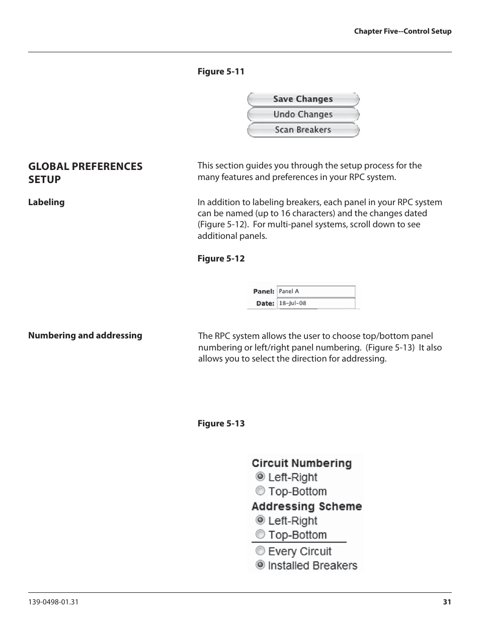Global preferences setup | Lyntec RPC User Manual | Page 31 / 57