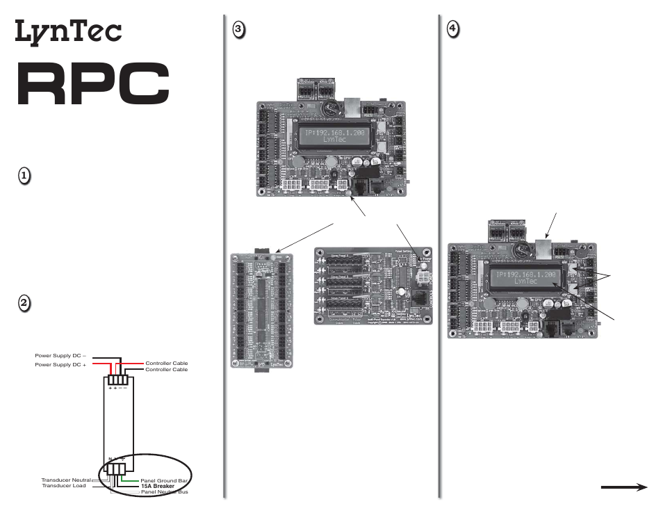 Lyntec RPC User Manual | 2 pages