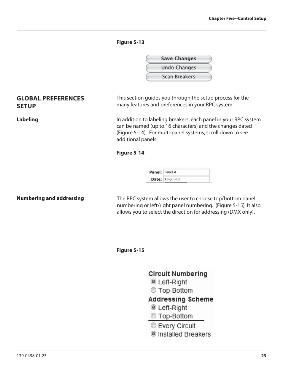 Global preferences setup | Lyntec RPCM User Manual | Page 23 / 37