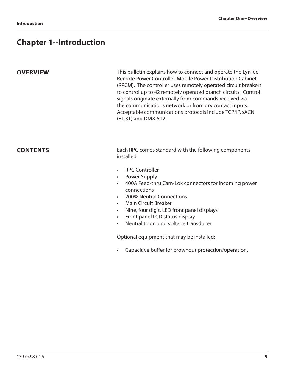 Chapter 1--introduction | Lyntec RPCM User Manual | Page 5 / 37