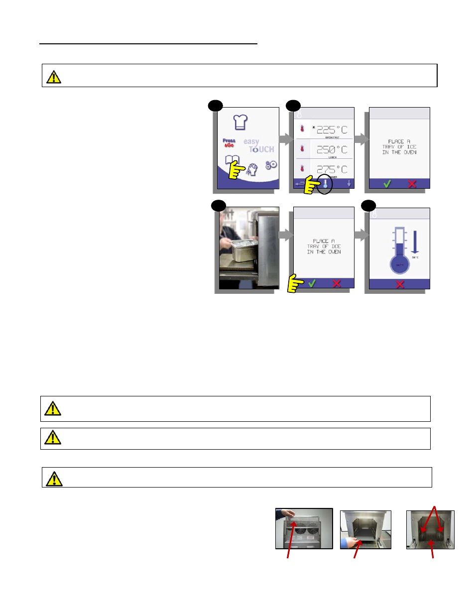 Cooling the oven down before cleaning | Merrychef eikon e6 User Manual | Page 14 / 20