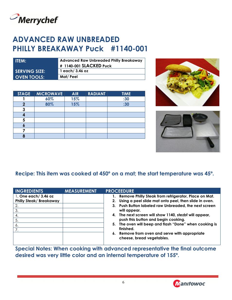 Merrychef eikon e2 User Manual | Page 6 / 30