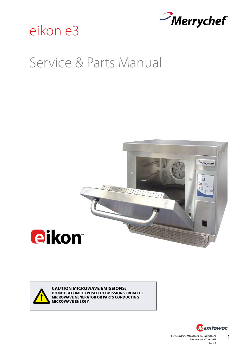 Merrychef eikon e3 User Manual | 60 pages