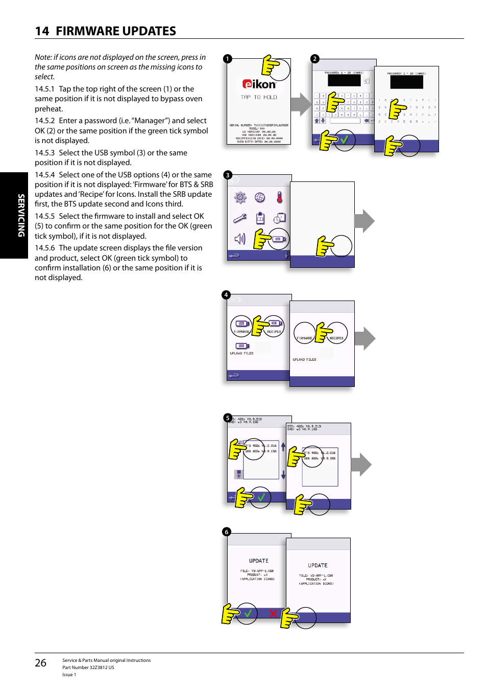 Firmware updates 14 | Merrychef eikon e3 User Manual | Page 26 / 60
