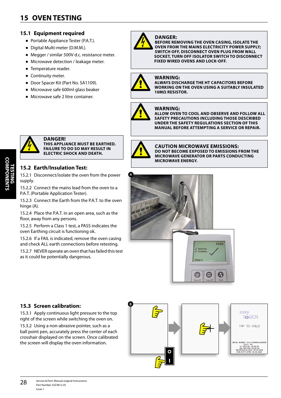 Oven testing 15 | Merrychef eikon e3 User Manual | Page 28 / 60