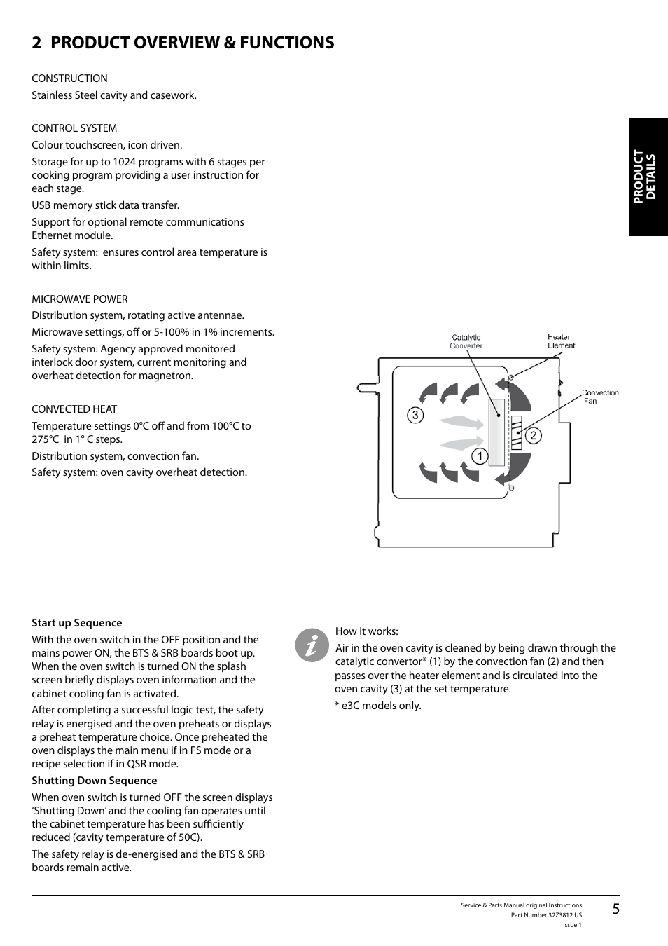 Product overview & functions 2 | Merrychef eikon e3 User Manual | Page 5 / 60