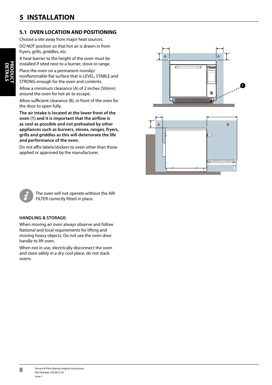 Installation 5 | Merrychef eikon e3 User Manual | Page 8 / 60