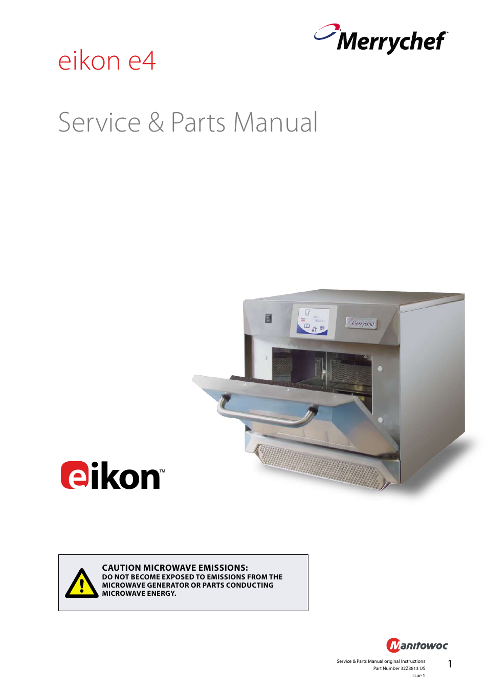 Merrychef eikon e4 User Manual | 58 pages