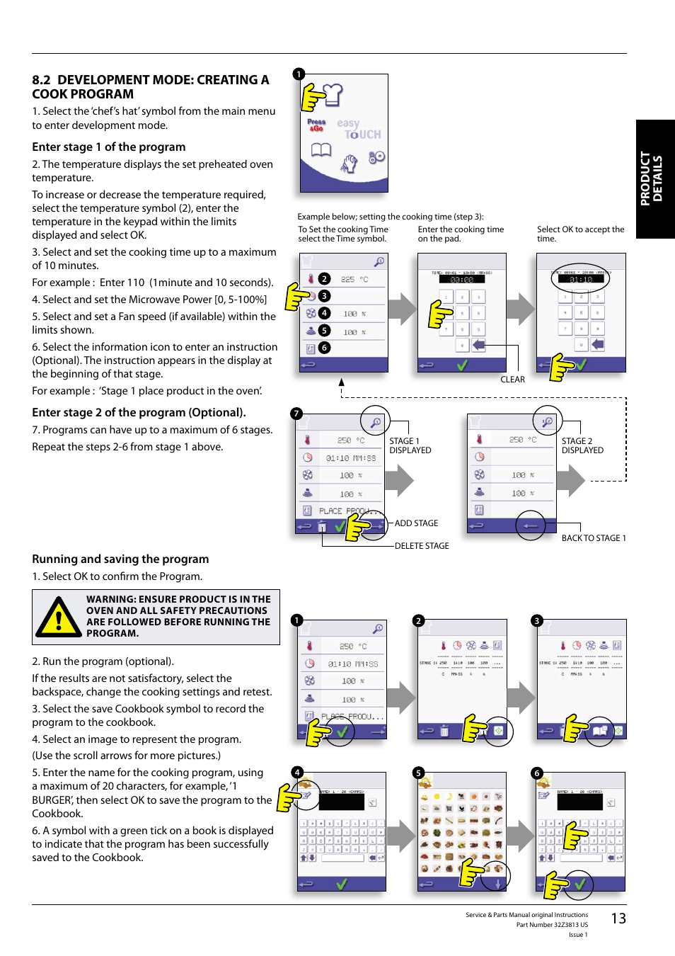 Development mode: creating a 8.2 cook program | Merrychef eikon e4 User Manual | Page 13 / 58