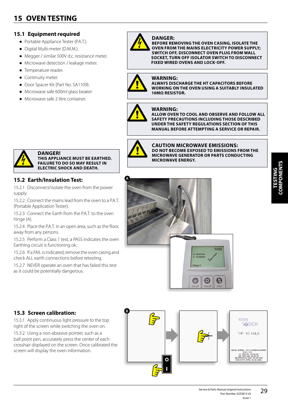 Oven testing 15 | Merrychef eikon e4 User Manual | Page 29 / 58