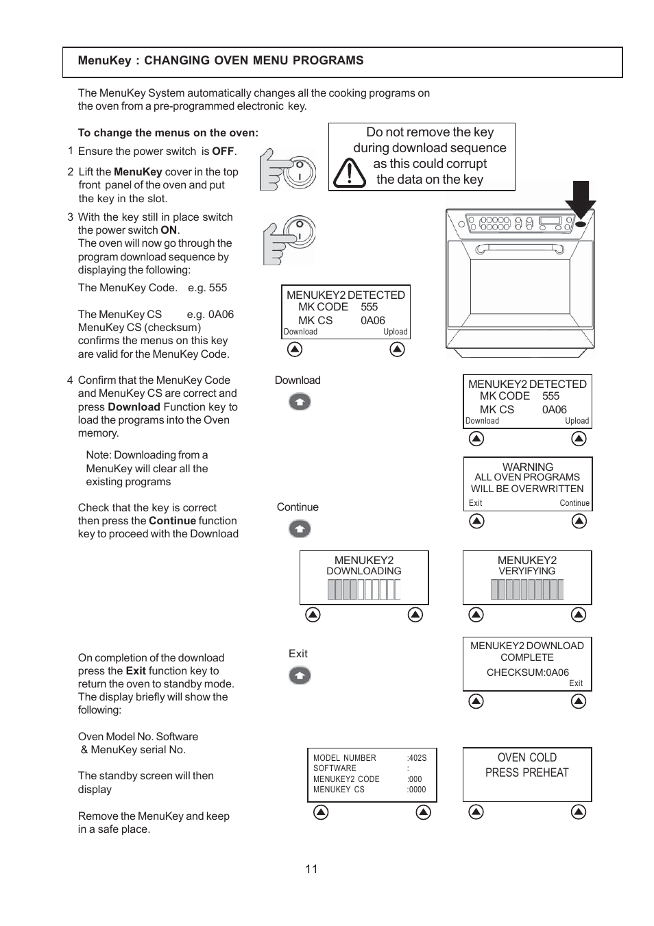 Merrychef 402s User Manual | Page 11 / 16